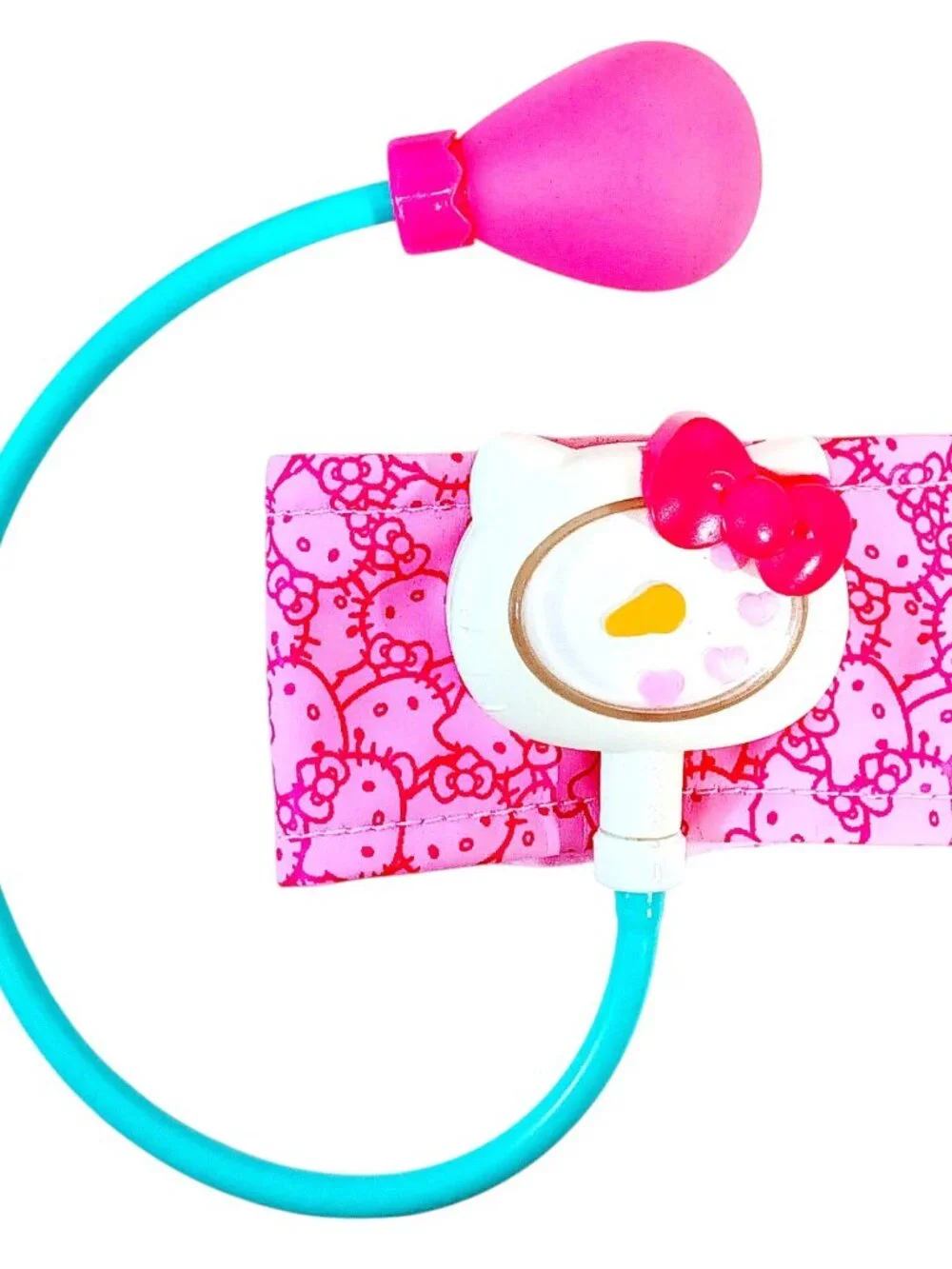 Hello Kitty Pretend Play Medical Check Up Kit for Kids Stethoscope, BP Cuff, Etc